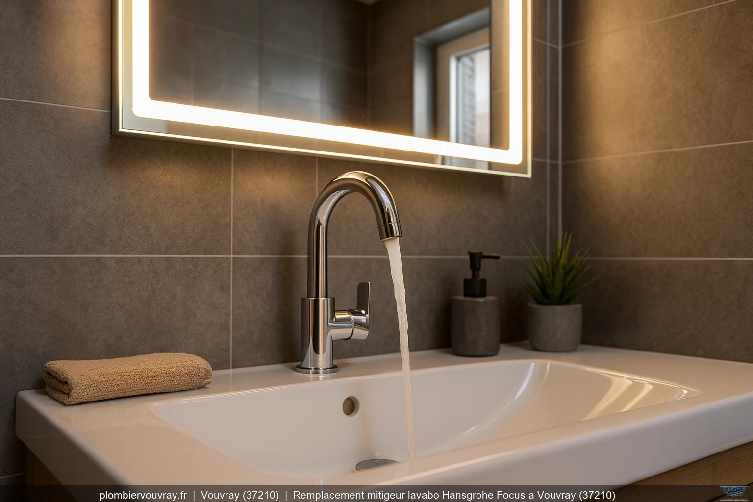 Remplacement mitigeur lavabo Hansgrohe Focus a Vouvray (37210)